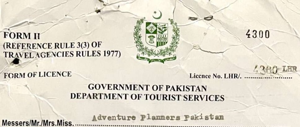 How do you get DTS License to start a Tourism Company in Pakistan 2026-27