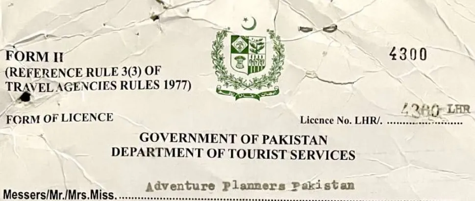 How do you get DTS License to start a Tourism Company in Pakistan 2026-27