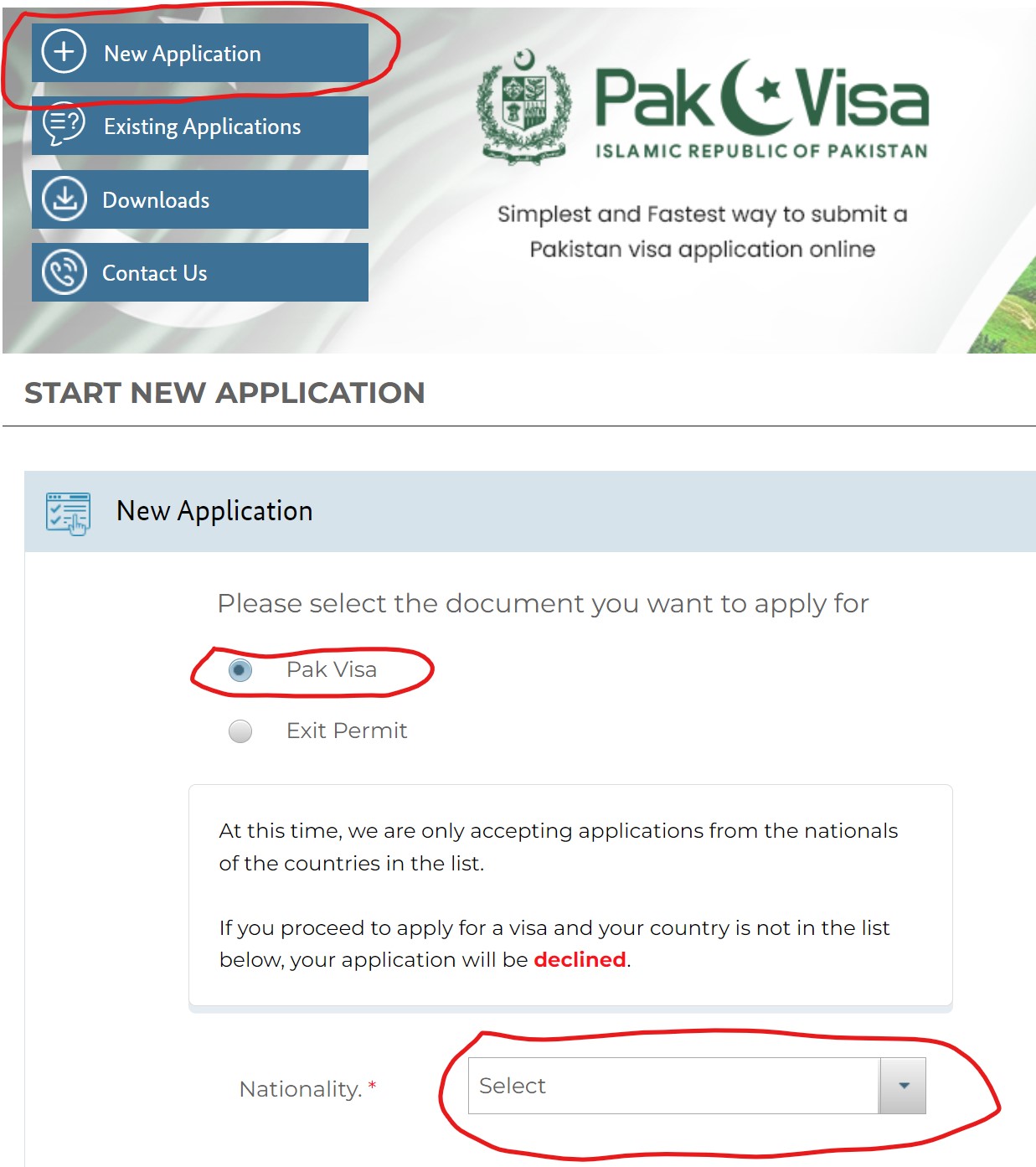 how to extend pakistan visit visa