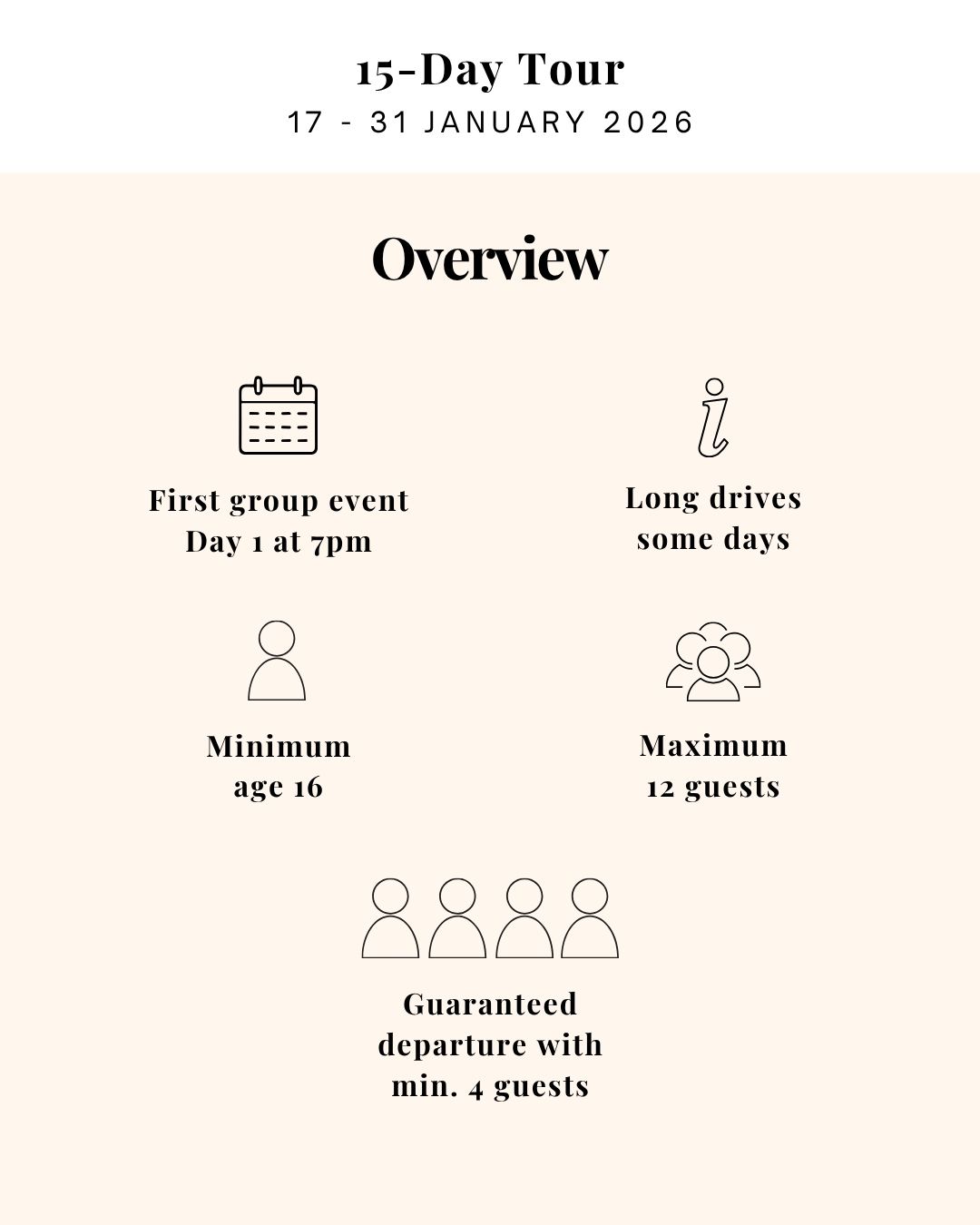 Tour Overview