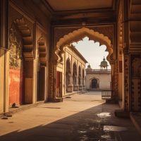 Inner court Wazir Khan Mosque